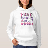 熱い女の読子が文学のユ読ーモア パーカ (正面)