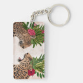 熱い家のヒョウ組| キーホルダー (裏面)