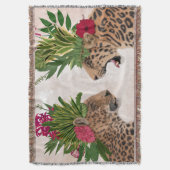 熱い家のヒョウ組| スローブランケット (正面縦)