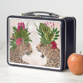 熱い家のヒョウ組| メタルランチボックス (インサイチュ)