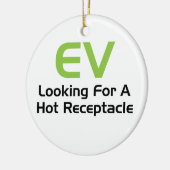 熱い容器を捜すEV セラミックオーナメント (左)