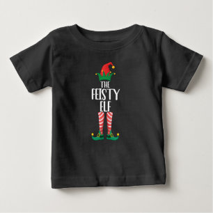 熱い小妖精や小人ファミリーマッチンググループのクリスマスGIF ベビーTシャツ