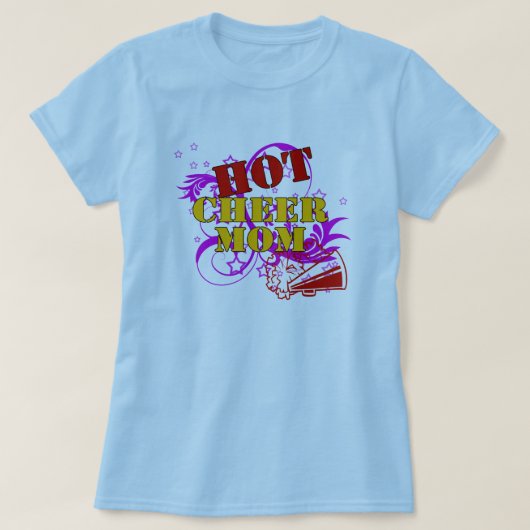 熱い応援のお母さん Tシャツ (デザイン正面)