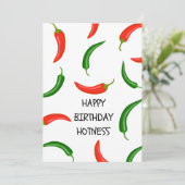 熱い恋人チリカードへのハッピーバースデー 招待状 (スタンド正面)