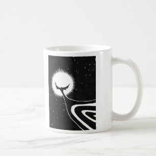 熱い愛として死の菓子として黒 コーヒーマグカップ