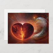 熱い愛 ポストカード (正面/裏面)