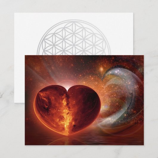 熱い愛 ポストカード (正面/裏面)