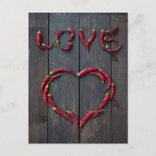 熱い愛 ポストカード (正面)