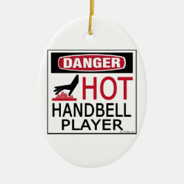 熱い振鈴プレーヤー セラミックオーナメント