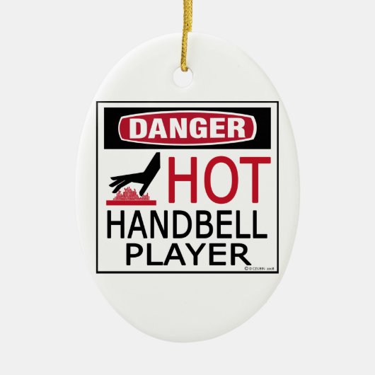 熱い振鈴プレーヤー セラミックオーナメント (正面)