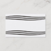 熱い料理の可愛い人の女性のシェフのパン屋の名刺… 名刺 (裏面)