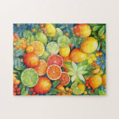 熱い日に柑橘類パーティー ジグソーパズル (横)