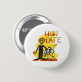 熱い日付 缶バッジ (正面&裏面)