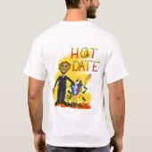 熱い日付 Tシャツ (裏面)