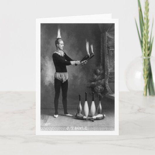 熱い曲芸師、早い1900年代 カード (正面)