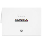 熱い朝の茶 (裏面横)