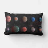 熱い木星ワスプ外惑星10個 ランバークッション (正面)