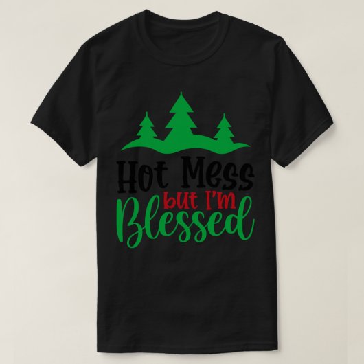 熱い混乱だが賛美 Tシャツ (デザイン正面)
