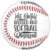 熱い混乱とソフトボ賛美ールに取り付かれている ソフトボール (正面左)