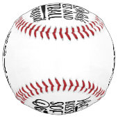 熱い混乱とソフトボ賛美ールに取り付かれている ソフトボール (裏面)