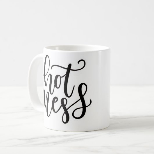 熱い混乱のコーヒー・マグ コーヒーマグカップ (正面左)