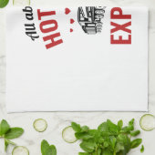 熱い混乱表現 キッチンタオル (折り畳み)