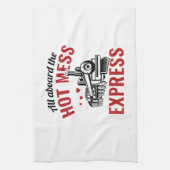 熱い混乱表現 キッチンタオル (縦)