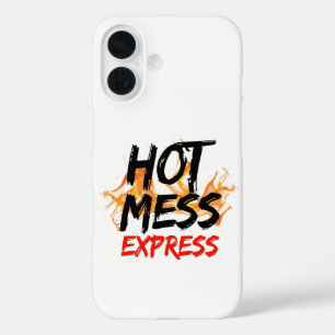 熱い混乱表現 iPhone 16ケース