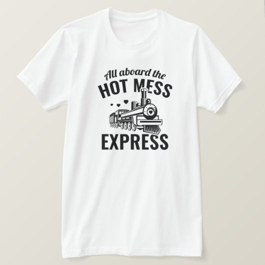 熱い混乱表現 Tシャツ (デザイン正面)