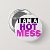 熱い混乱 缶バッジ (正面&裏面)