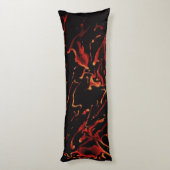 熱い溶岩-カスタマイズ独自の ボディピロー (裏面 (縦))