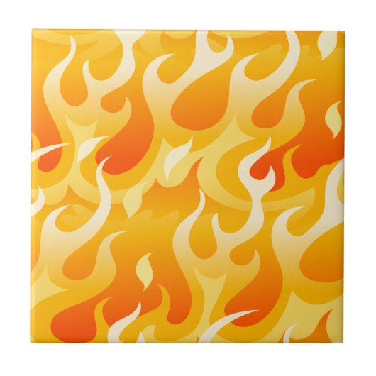 熱い炎 タイル (正面)