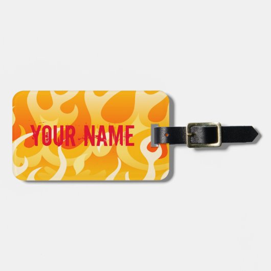 熱い炎 ラゲッジタグ (正面横)