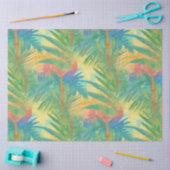 熱い熱帯の夕日 薄葉紙 (クラフト)