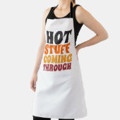 熱い物来のユーモア エプロン (インサイチュ)