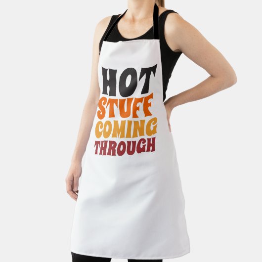 熱い物来のユーモア エプロン (インサイチュ)