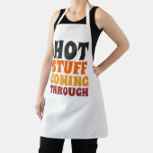 熱い物来のユーモア エプロン (インサイチュ)
