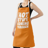 熱い物来のユーモア エプロン (インサイチュ)