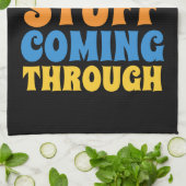 熱い物来のユーモア キッチンタオル (折り畳み)