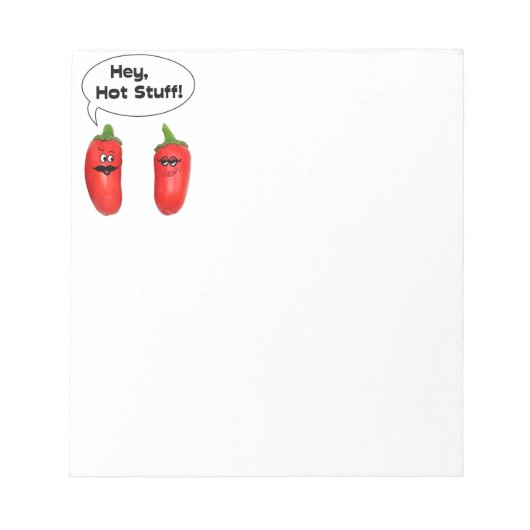 熱い物!チリ ノートパッド (正面)