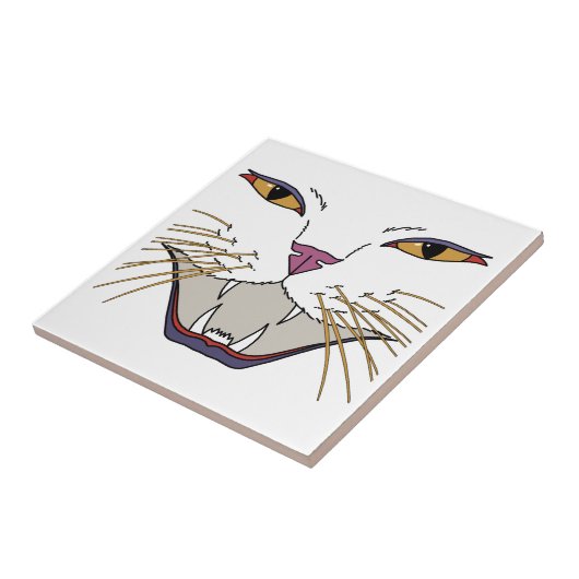 熱い猫好き タイル (側面)