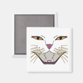 熱い猫好き マグネット (正面/裏面)