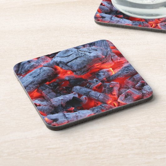 熱い石炭 コースター (左側)