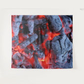 熱い石炭 タペストリー (正面(横))