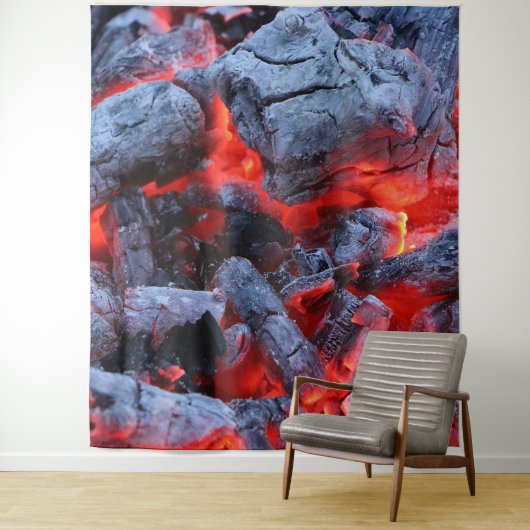 熱い石炭 タペストリー (インサイチュ)