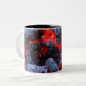 熱い石炭 ツートーンマグカップ (正面左)