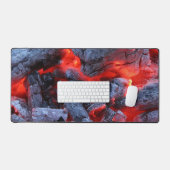 熱い石炭 デスクマット (キーボード&マウス)