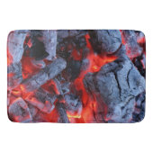 熱い石炭 バスマット (正面)