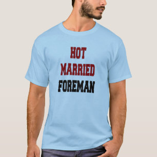 熱い結婚した職工 Tシャツ