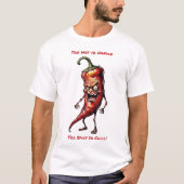 熱い肌寒いTシャツ Tシャツ (正面)